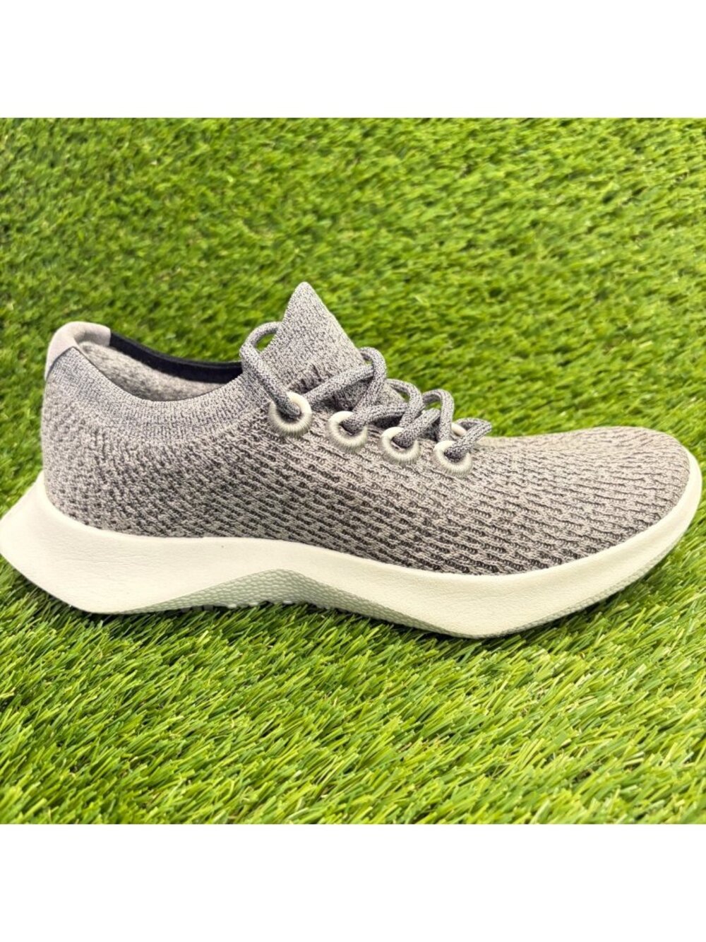 Allbirds Tree Dasher 2 Women Size 7.5 Gray White Athletic Running Shoes Sneakers